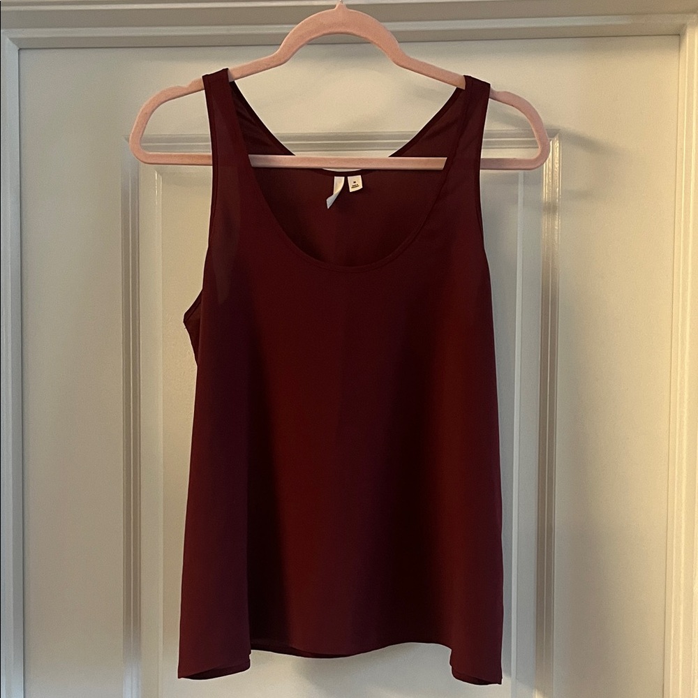 Frenchi Deep Red Tank Top
